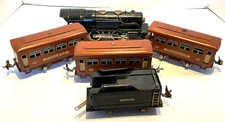 1932 Passenger Train  Locomotive 259, Tender, Observation Car 530 Two Pullman529