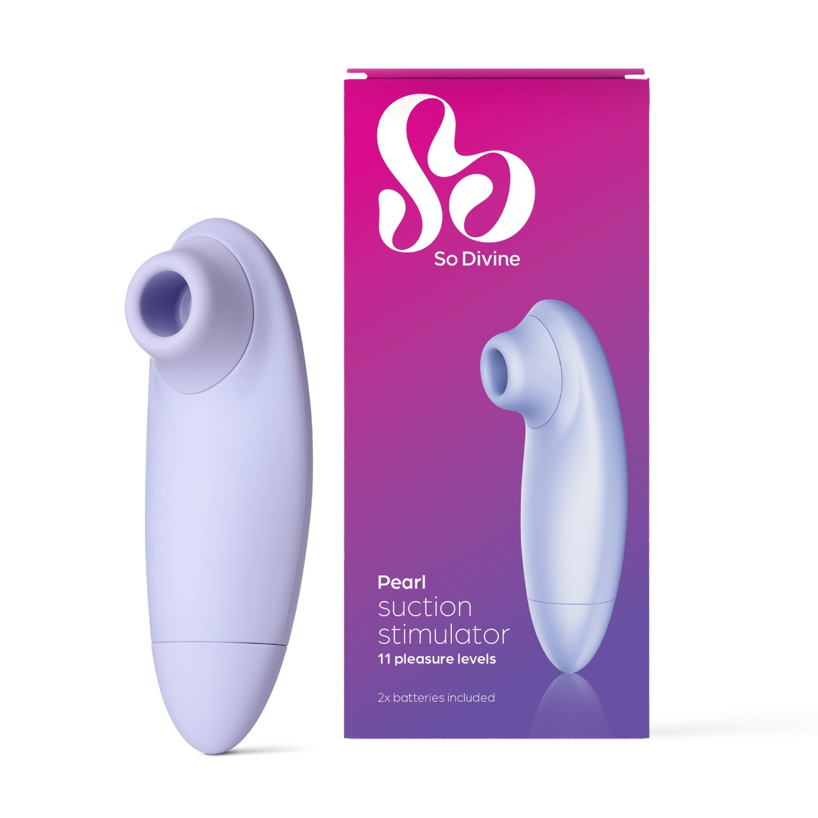 So Divine Pearl Clitoral Suction Stimulator Purple - Image 2