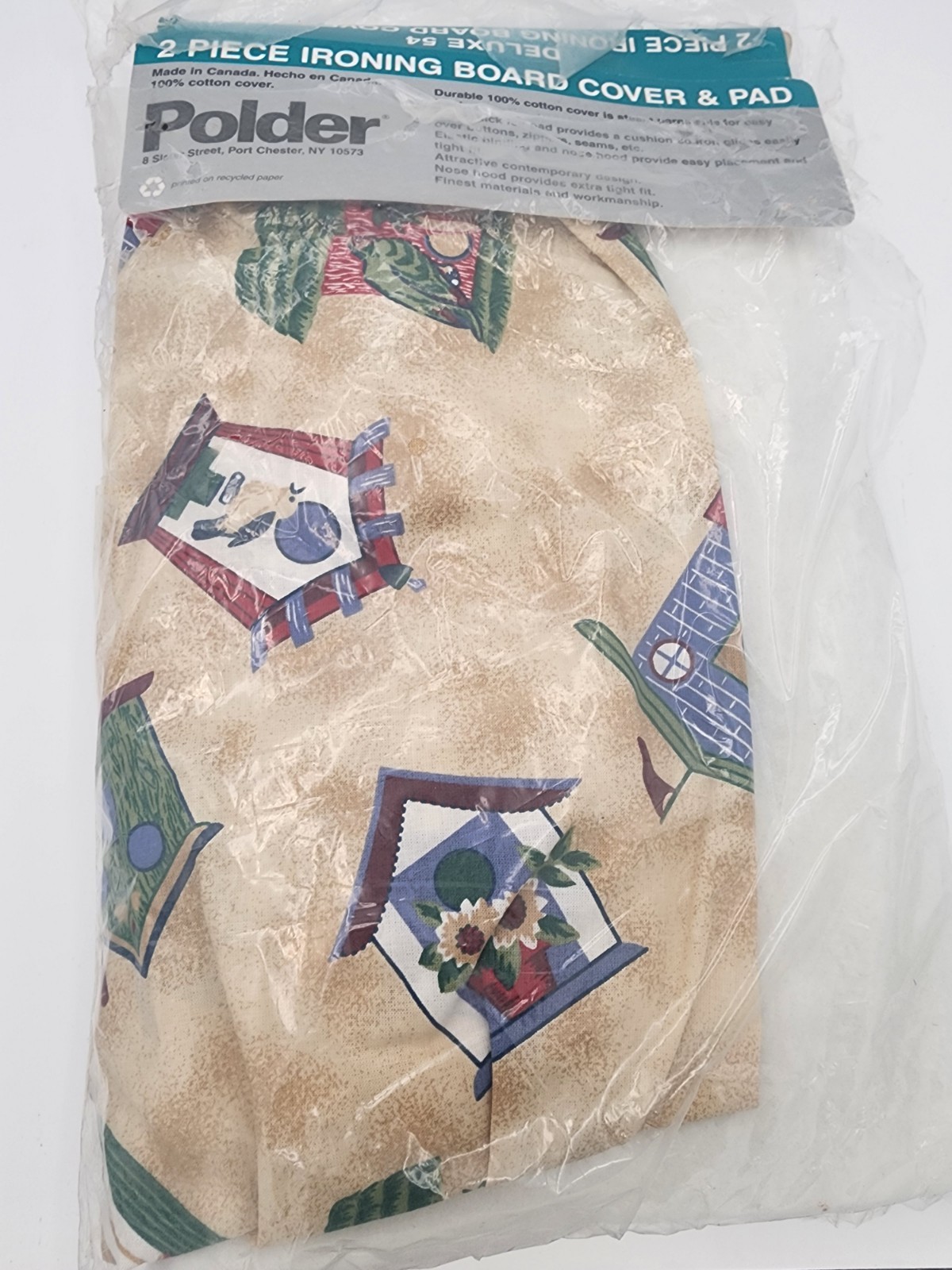 Ing Board Padded Cover Bird Houses Grandma Core 52-54x15"