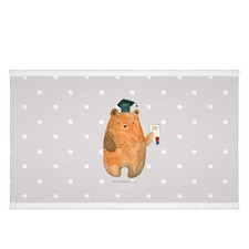 Handtuch Bär Prüfung - Geschenk Bestanden Abschlusszeugnis Prüfungen Abitur