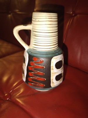 Carstens Tönnieshof Vase 1512-14 Keramik Vintage, Mid Century Fat Lava