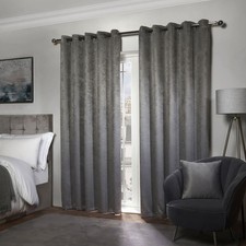 Image of Emma Barclay Ambiance Thermal Blackout Curtains Eyelet Lined Window Panels UK