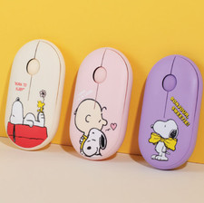PEANUTS Snoopy Bluetooth Mouse 2.4Ghz Wirless Silent Mouse / Tracking