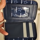 Dallas Cowboys NFL Zip-Around Wallet with ID Window, Blue/White/Gray — photo 3
