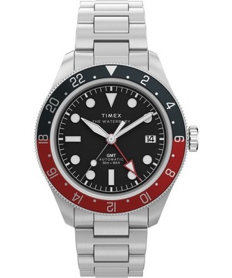 Timex Waterbury Heritage Silber Herren Armbanduhr TW2Y60600