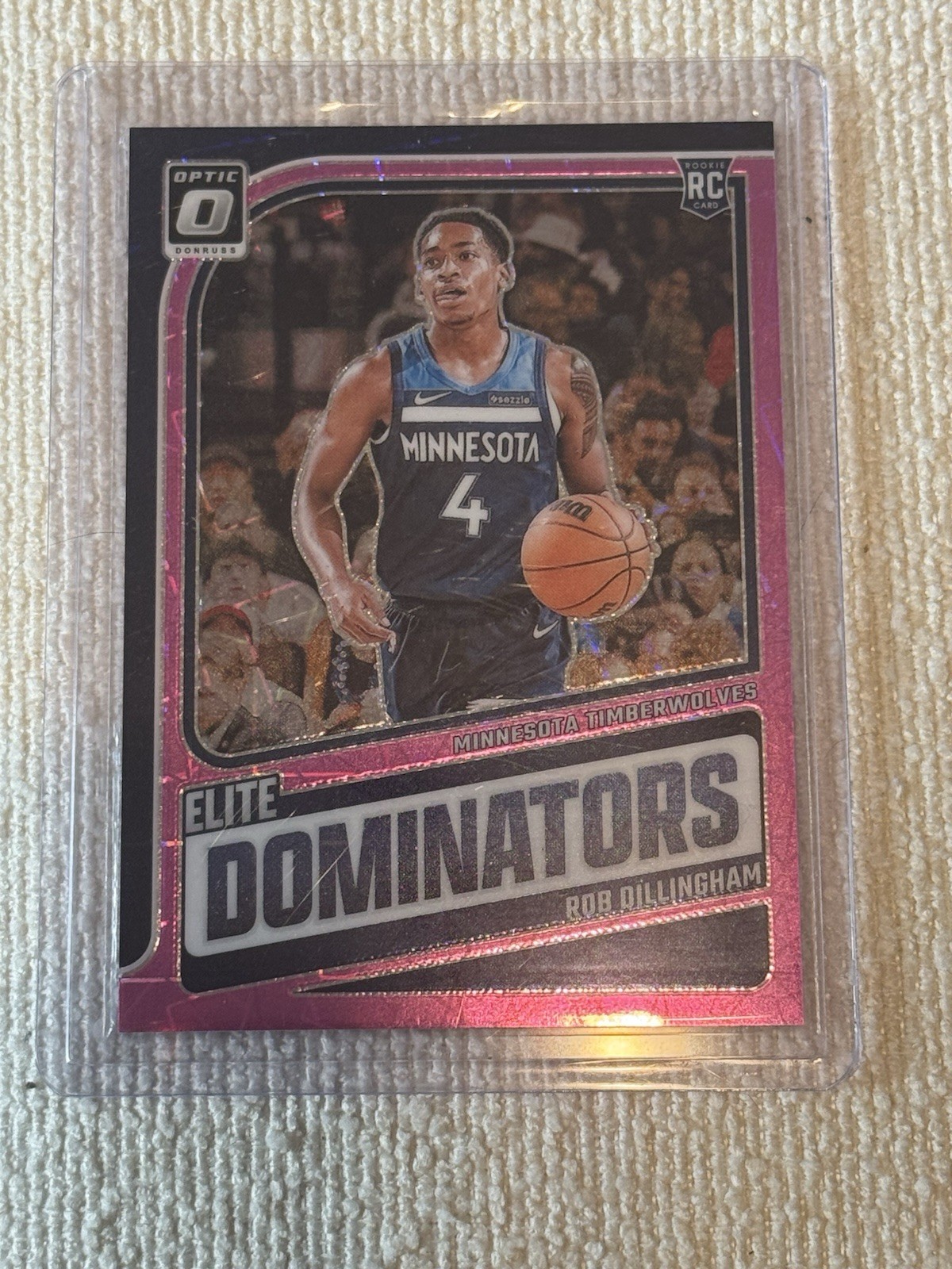 2024-25 Optic Pink Velocity Elite Dominators Rob Dillingham /79