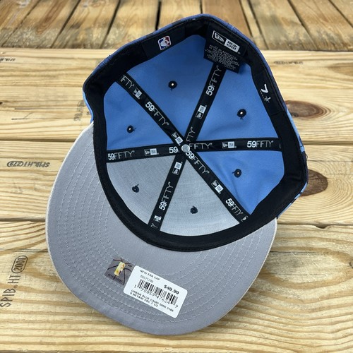 New Era 59FIFTY New York Knicks Urban Blue Camo Fitted Hat Size 7 1/2 NWT - Picture 2 of 6