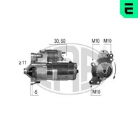 ERA Starter 220533A FüR CitroËN DS Passend FüR Fiat Lancia Mitsubishi Opel