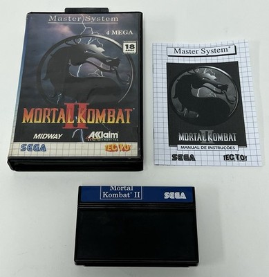 Mortal Kombat II 2 - Master System - Tec Toy | Boxed | TESTED | READ DESCRIPTION