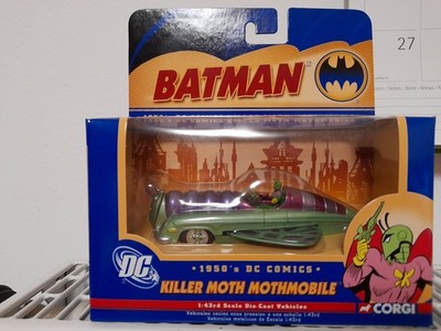 Corgi DC Batman Batmobil 1950 Killer Moth Mothmobile 1:43
