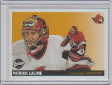 2002-03 Upper Deck Vintage #176 Patrick Lalime Ottawa Senators