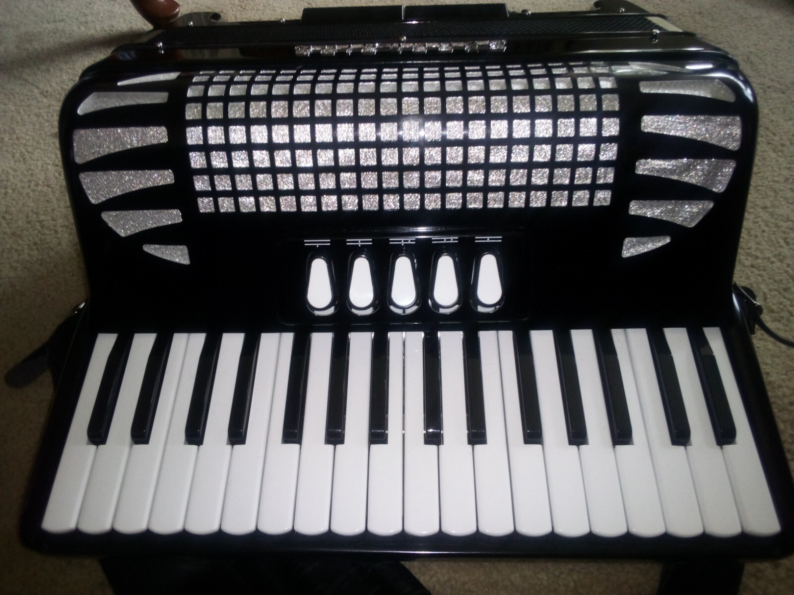 2 Excelsior accordions, Black and White, slightly used eBay