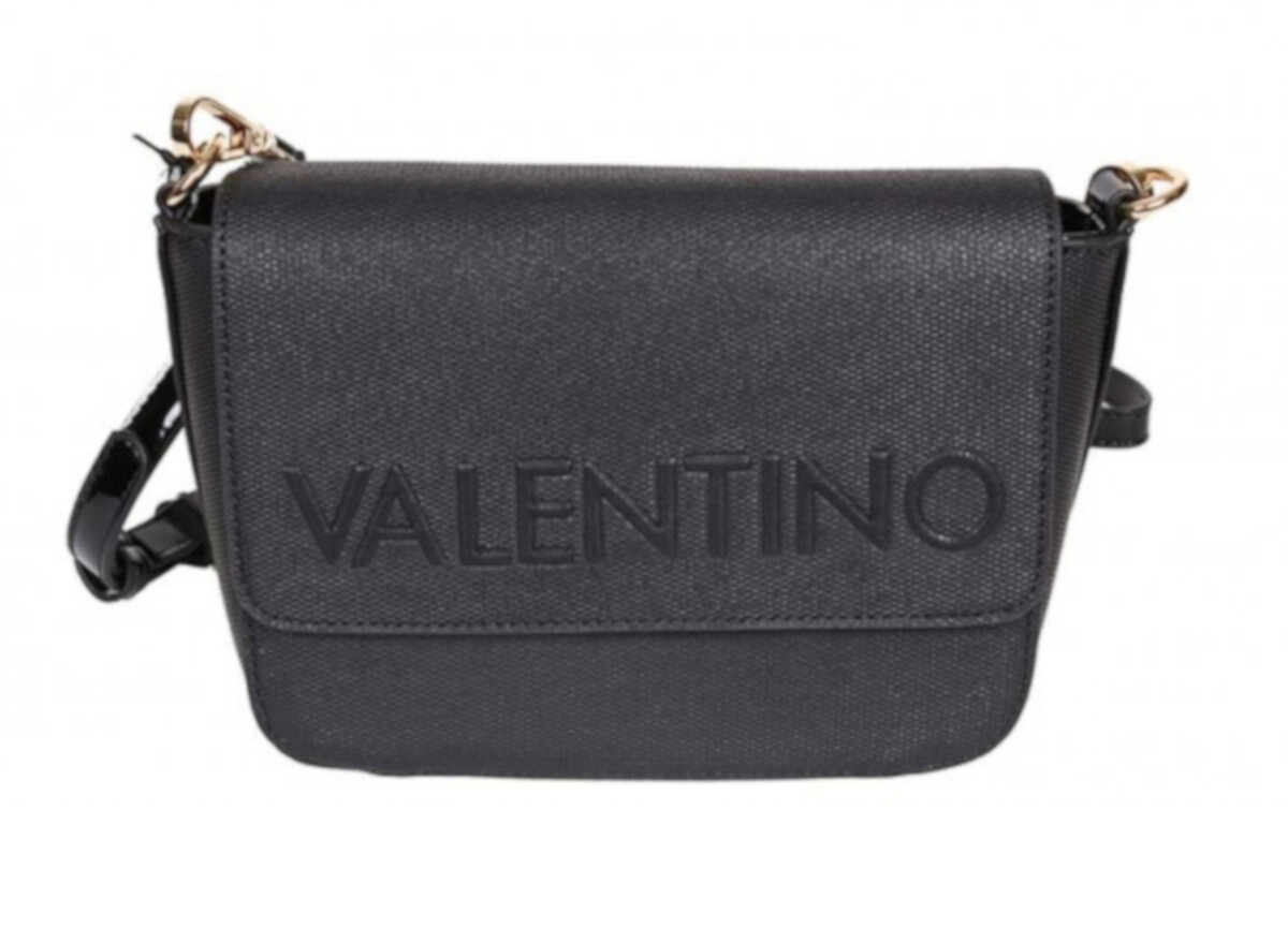 Borsa a tracolla Valentino Magnolia nera foto 1
