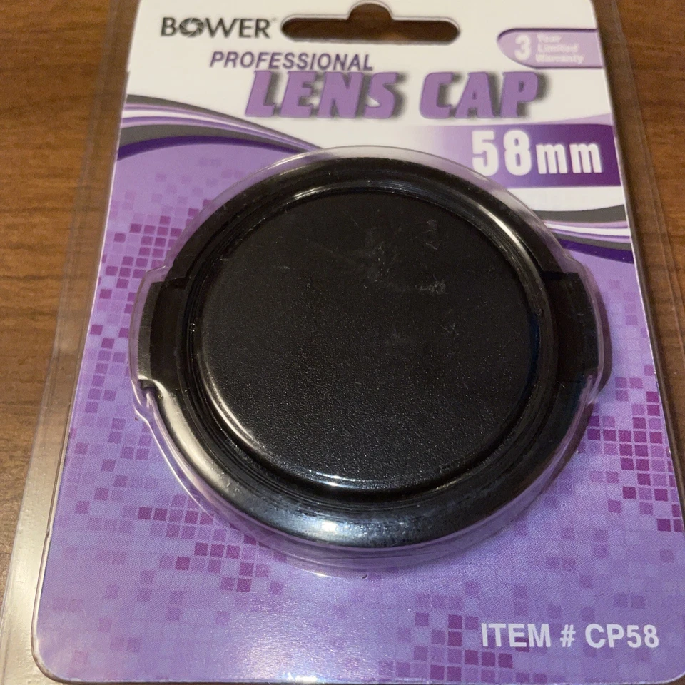 Bower 58mm Professional Snap-On Lens Cap No. CP58 - Image 3 of 4