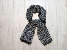 Louis Vuitton Unisex Rare Stephen Sprouse Monogram Graffiti Silk Scarf   Limited