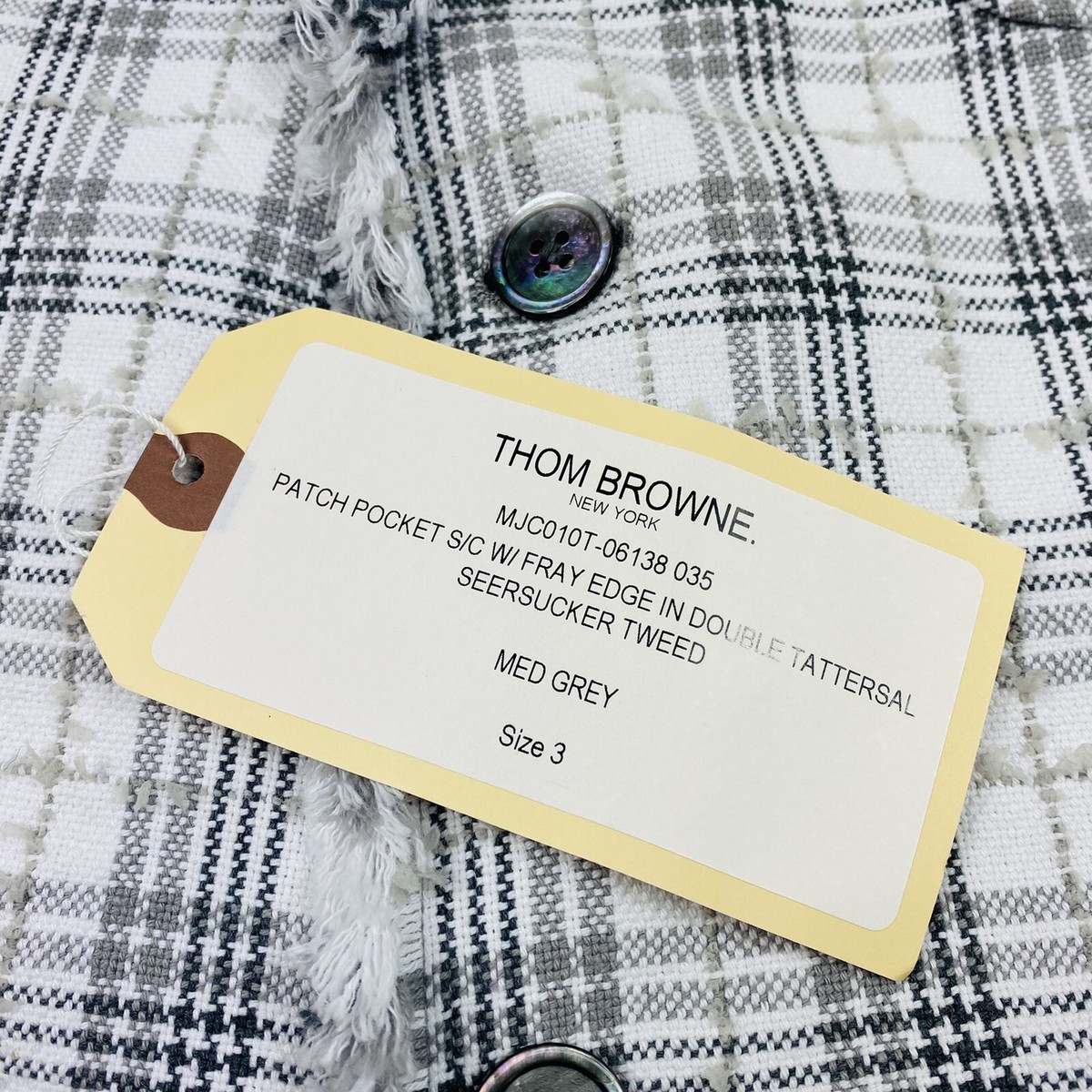 THOM BROWNE: チェックシャツ 楽天市場】THOM BROWNE(トムブラウン) サイズ:2 ボタンダウン