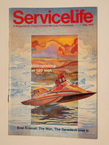 Fall 1974 Service Life Ford Lincoln Mercury Magazine Evel Knievel + More