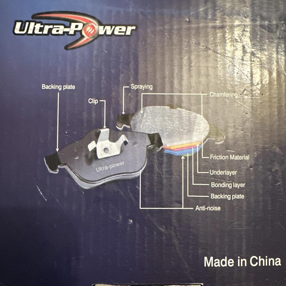 Kit de pastillas de freno de cerámica de rendimiento delantero para Honda Civic Accord CR-V Element Fit Foto 3 de 3