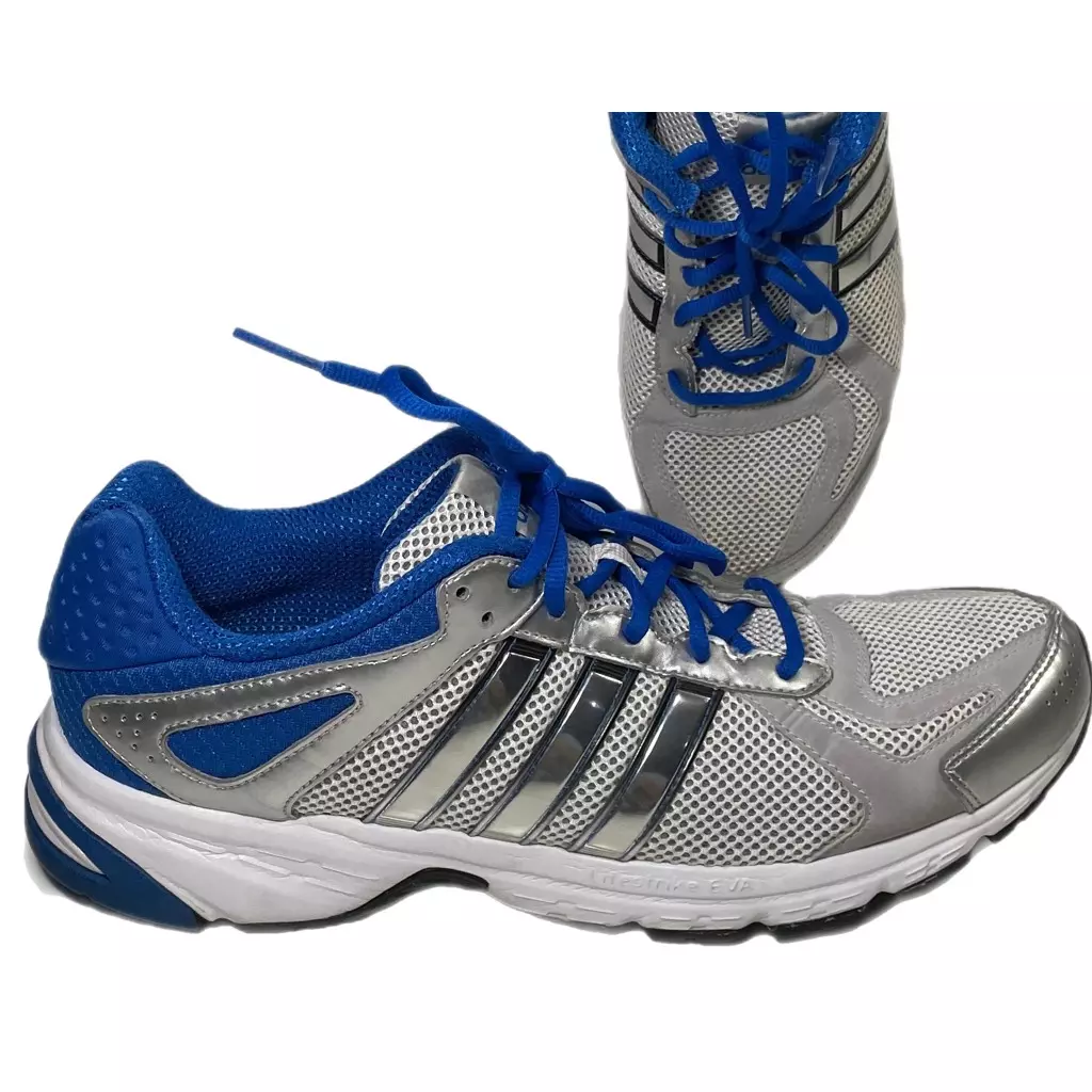 Adidas Duramo 5M Running Shoes Blue Gray G96532 Mesh Low Sneakers 11M | eBay