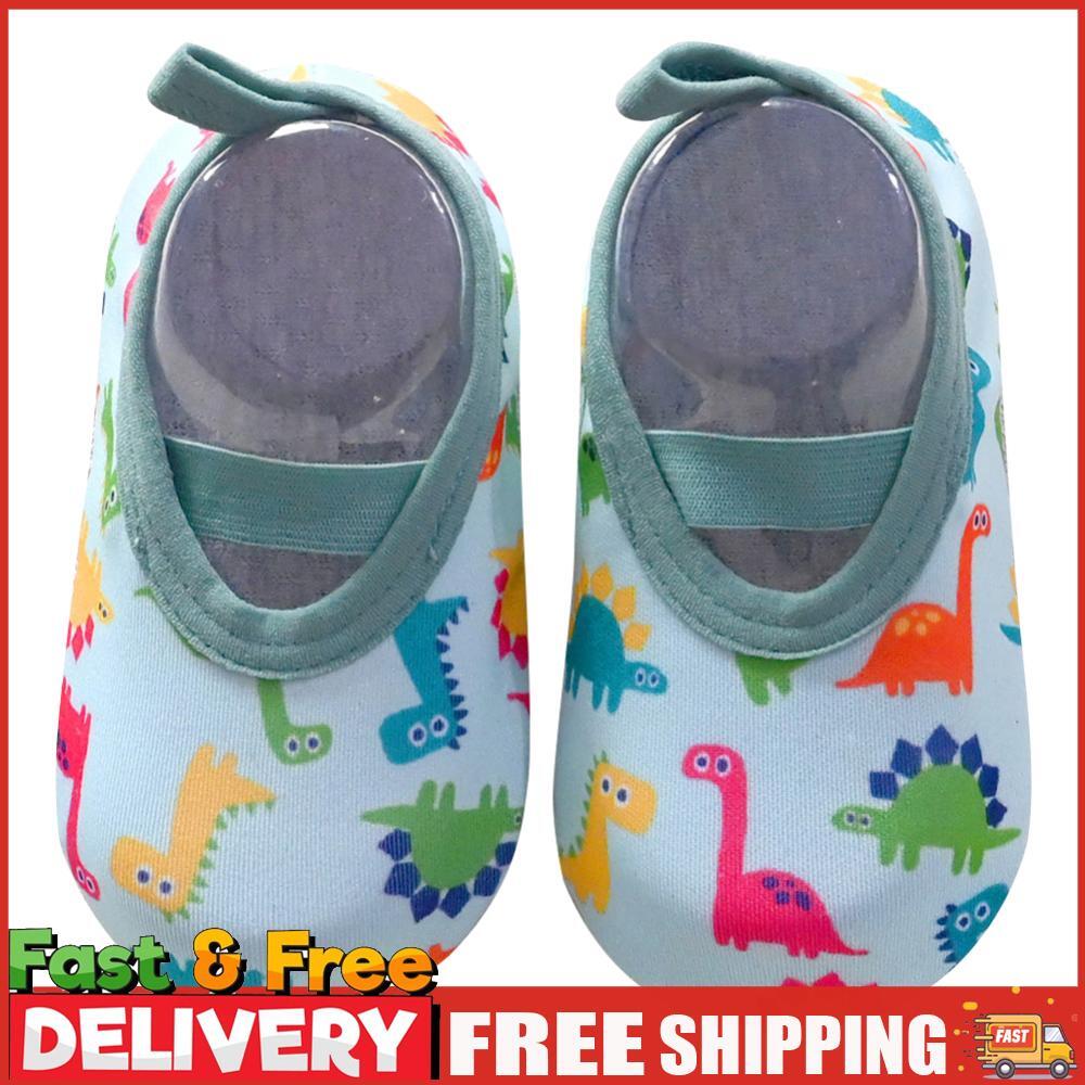 SAOLA Scarpe da bambino suola piatta suola morbida asciugatura rapida calzini scarpe per bambini piccoli (verde M) ~