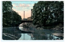 1911 Windham Manufacturing Company Plant River Willimantic CT Connecticut