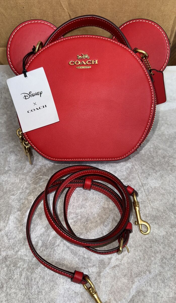 NWT Disney X Coach Mickey Mouse Ear Bag, Red, MSRP $398 | eBay NWT Disney X Coach Mickey Mouse Ear Bag, Red, MSRP $398 | eBay