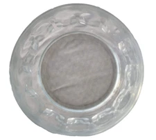 VINTAGE ARCOROC FRANCE THUMBPRINT GLASS Salad SERVING BOWL 6 5/8" Wide