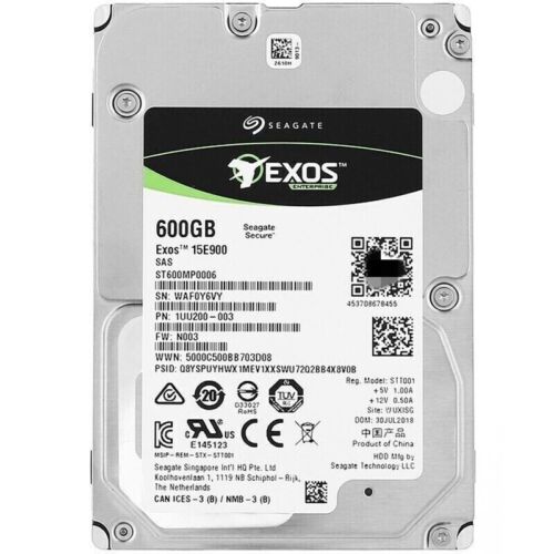 ST600MP0006 SEAGATE 600GB 12Gbs 256MB 15K 2.5'' SAS Hard Drive 100% Original - Picture 2 of 4