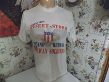 OPERATION DESERT STORM 1991 Vintage T-Shirt By KINGSTREE MADE IN USA EAGLE