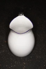  White Porcelain Enamelware Ker Sweden 15cm Water Pitcher