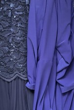 Lauren Ralph Lauren Womens Side Ruched Faux Wrap Stretchy Dress Sz XL $109
