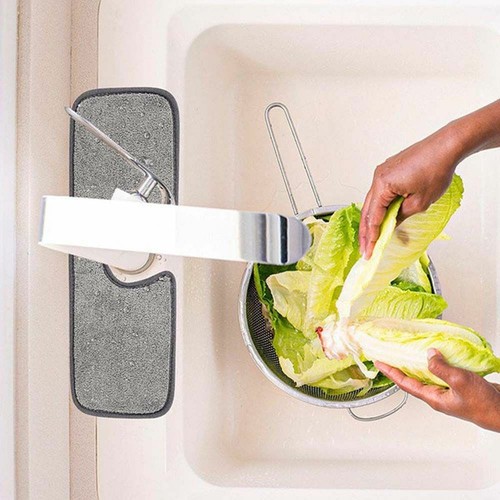 Grifos de cocina estera absorbente fregadero protector contra salpicaduras grifo receptor de salpicaduras - Imagen 4 de 8