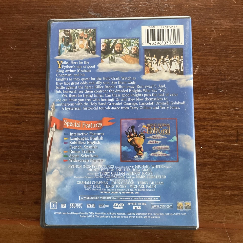 Monty Python and the Holy Grail DVD - Image 2 of 3