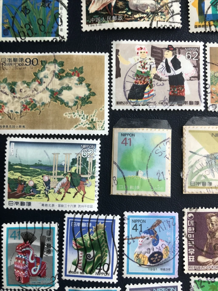 Stock Page With Japan 1989-2000 Mix Stamps, 40 Pcs, cancelled, Very Fine - Image 4 of 4