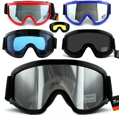 Rennec Motocross Brille Crossbrille Quad Brille Enduro Downhill Schutzbrille RSK