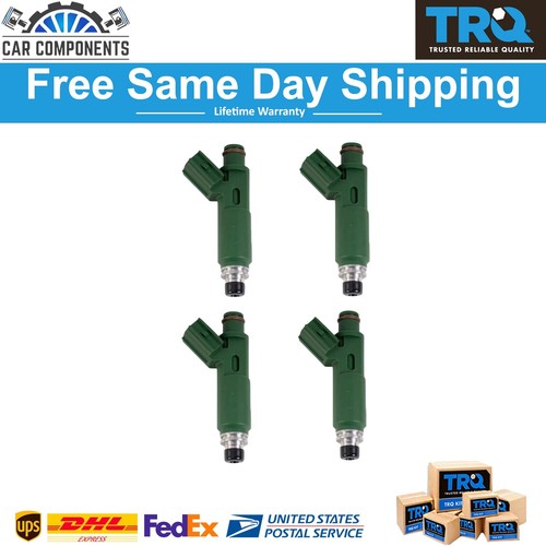 TRQ New Engine Fuel Injector Kit Set of 4 For 2000-2005 Chevy Pontiac Toyota - Foto 1 di 4