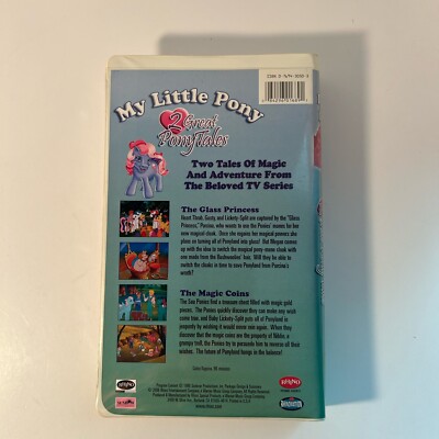 My Little Pony 2 Great Pony Tales VHS Tape 2006 Glass