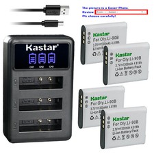 Kastar Battery Triple Charger for Olympus Genuine Li-90B Li-92B OEM UC-90 LI-90C
