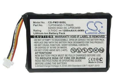 BATTERIE 3.7V 1200mAh Type 1UF553450-1-T0423 For Cisco F460 M31120B M3160 U260W