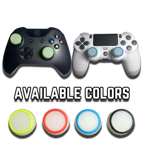 Elite Aim FPS Analog Stick Covers Extenders - PS4, PS3, Xbox One 360 Thumb Grips - Picture 1 of 7