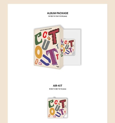 K-POP WHIB 1st Single Album [Cut-Out] KiT Ver. AiR-KiT+P.Card+Post