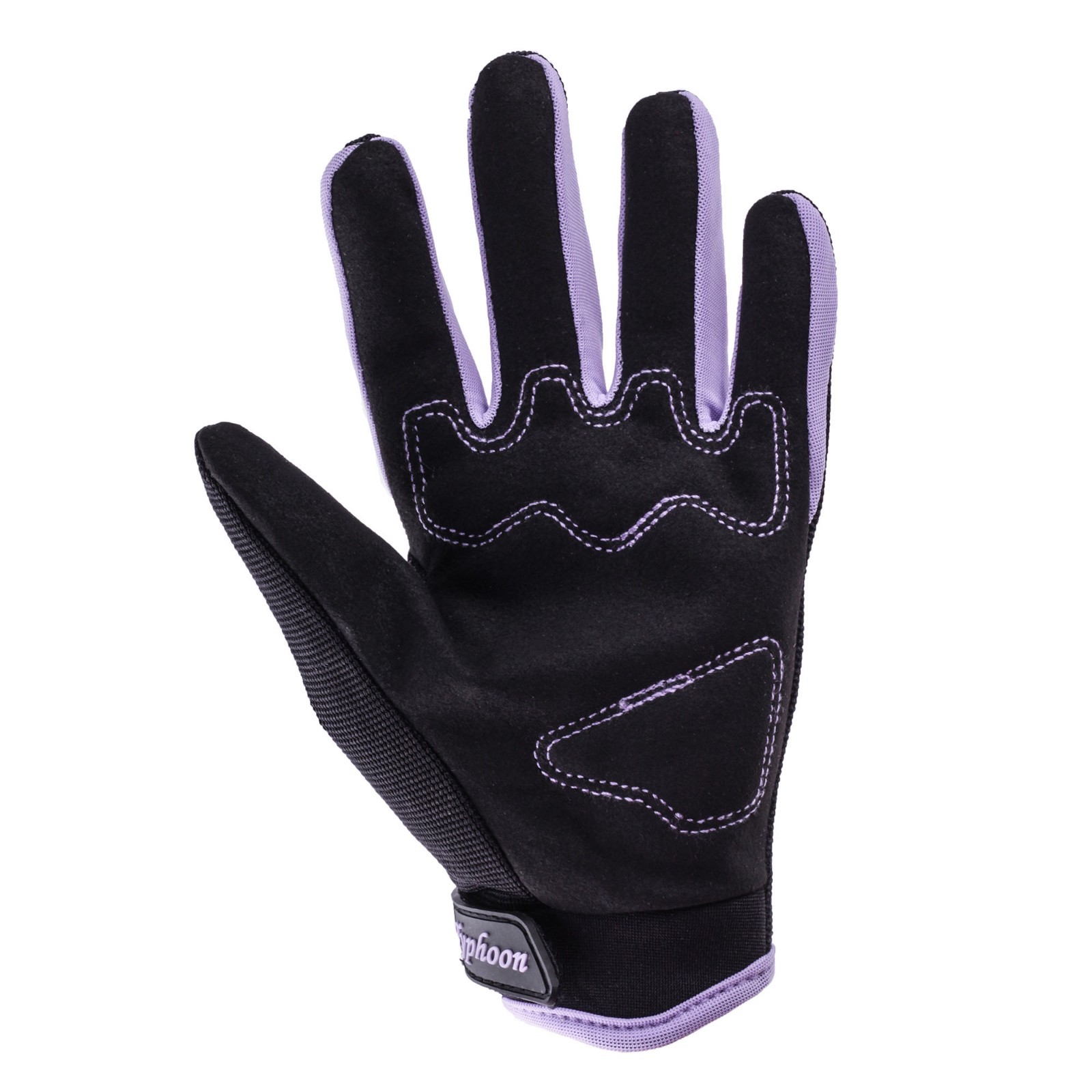 Youth Purple Motorcycle Helmet Child Full Face Gloves Kids Combo