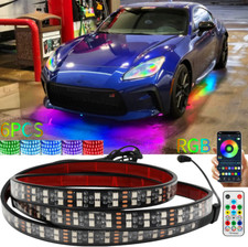 Tira de luces LED RGB bajo brillo doble fila control APP para Nissan 350z 370z GT-R