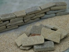 Large Pack Stacey's 1:12th REAL STONE Miniature Dry Stone Walling
