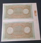 Greece 1944 100000 Drachmas 2 Consecutive Back Proof Together P.125 Rare . GEM — photo 3