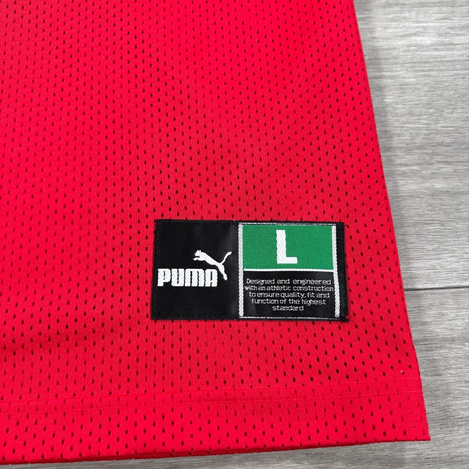Camiseta retro de colección Y2K Kansas City Chiefs Puma #99 roja de gran tamaño Foto 4 de 4