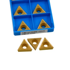 10p TCMT16T304HQ C5525 TCMT32.51 Triangular outer circle CNC blade metal ceramic