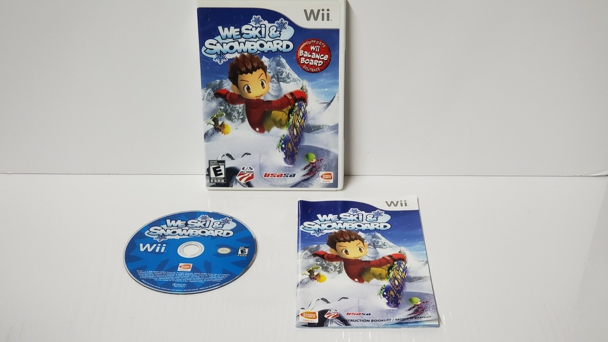 Wii Balance Board Family Ski Snowboard Wii Family Ski Snowboard