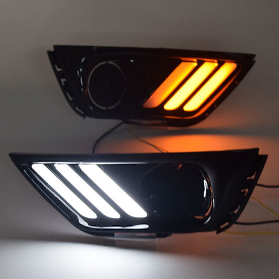 2PCS LED DRL Daytime Running Light/Front Fog Light For Jeep Compass