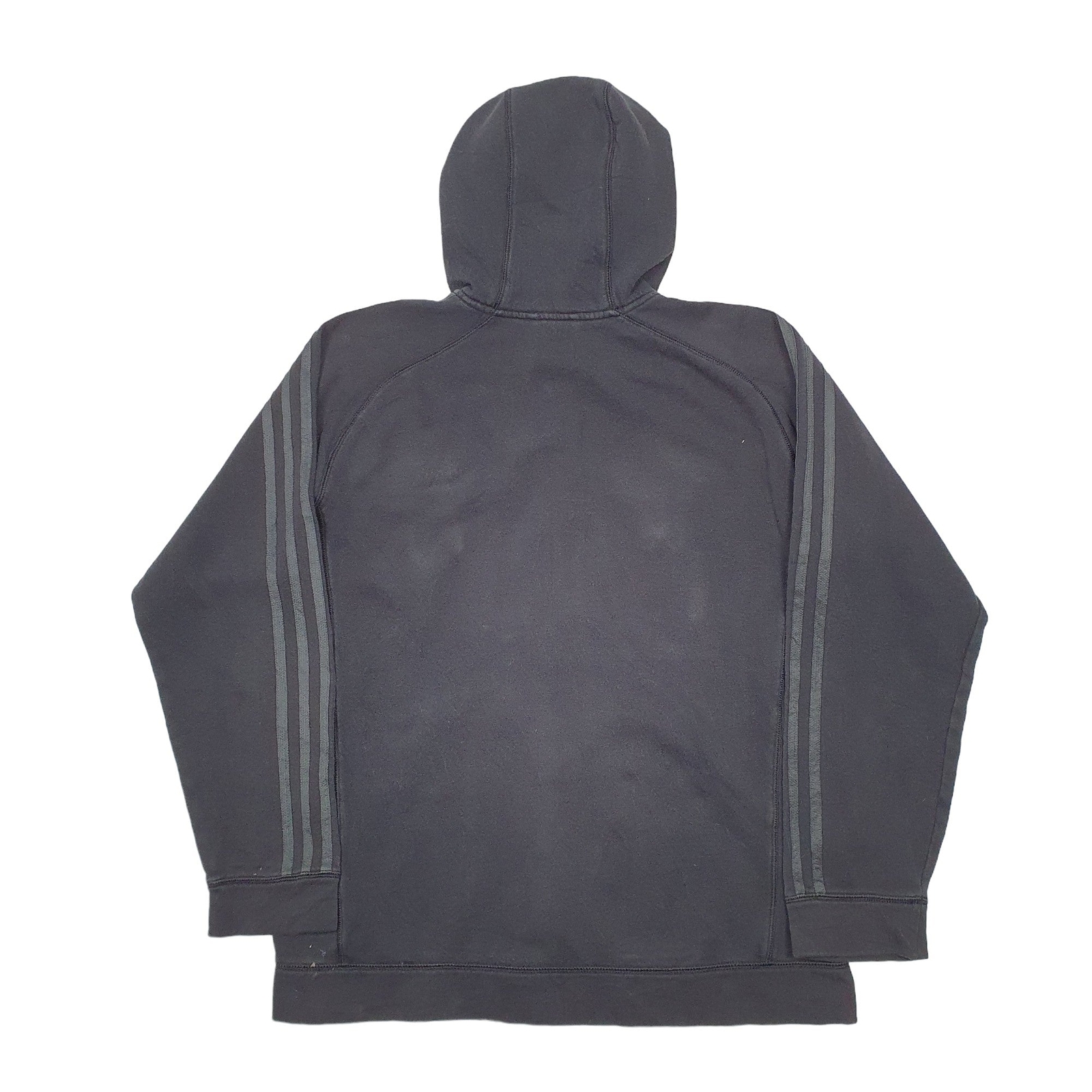 ADIDAS Full Zip Cotton Jumper Sweatshirt Mens M image 3